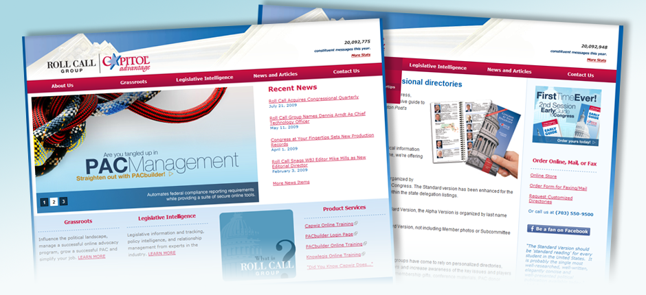 Capitol Advantage website screenshot